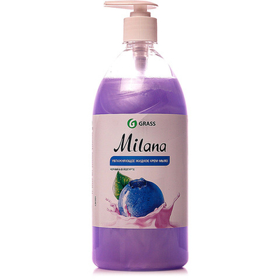 GraSS Мыло жидкое GraSS Milana Черника в йогурте 500мл
