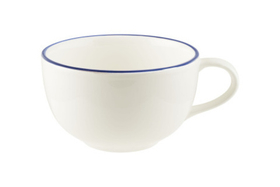 Чашка 350 мл. чайная d=110 мм. h=68 мм. Линеа Синий (блюдце 78007) Bonna