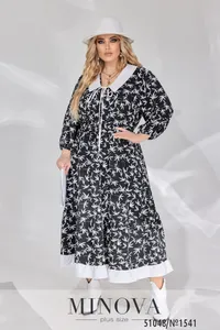 Платье 1541-черный Minova