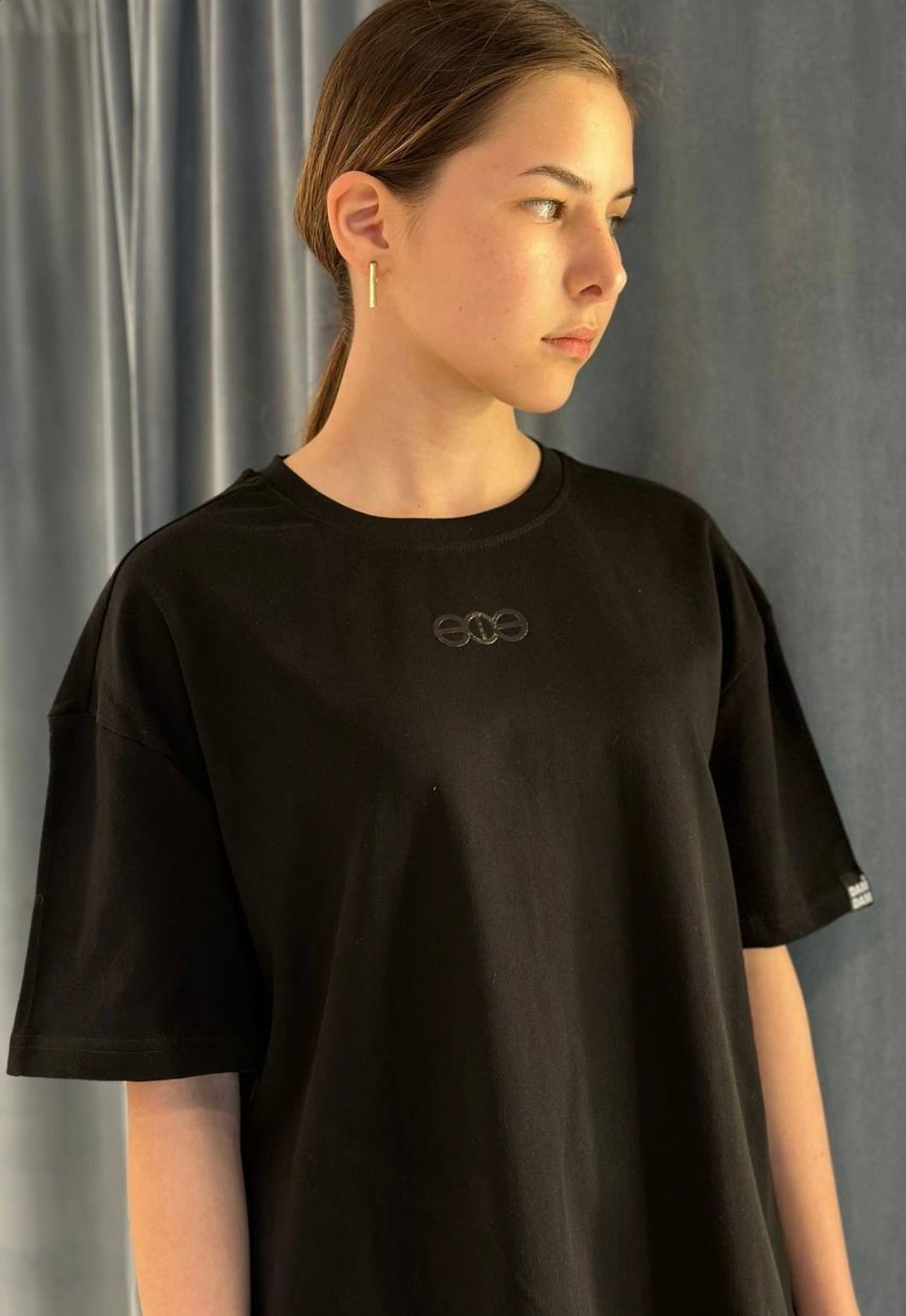 Футболка Три шурупа SILVER small premium oversize
