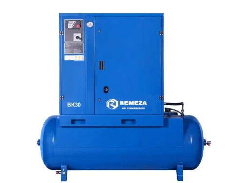 Винтовой компрессор Remeza ВК30-8-500ВС на ресивере 500л с частотником