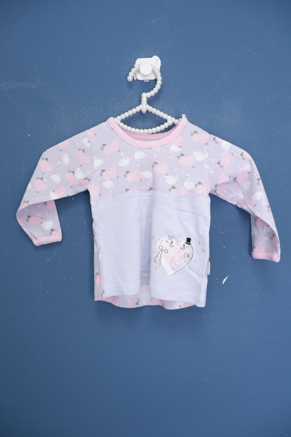 Кофта с приятным принтом на 1,5/2 года