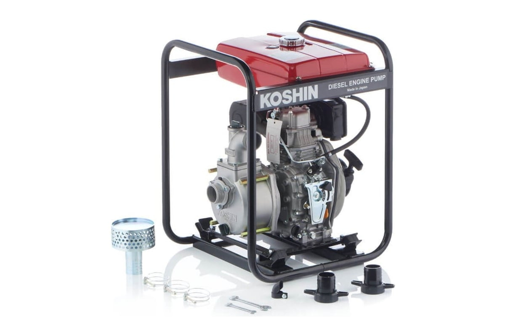 Дизельная мотопомпа для сильно-загрязненных вод Koshin STY-50D