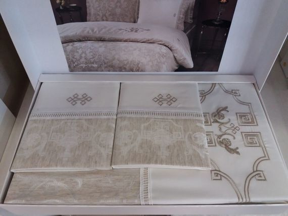 Постельное белье EMPERIUM  лен  TIVOLYO HOME Турция