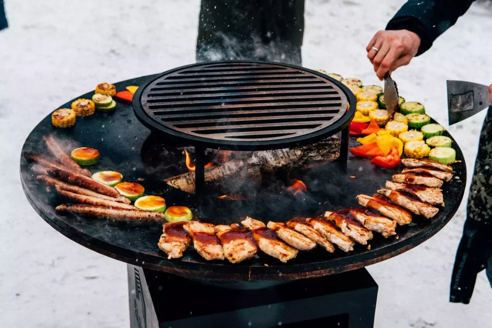 Подставка под казан и гриль решетка d 580 (Elbrus Grill)