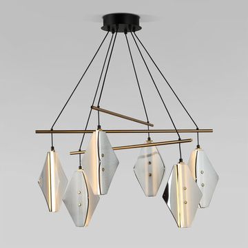 Подвесной светильник 40W 4000К a071576 301054 LED латунь Glare Eurosvet