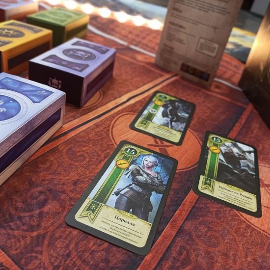 Настольная игра Ведьмак Гвинт в фирменном мешке