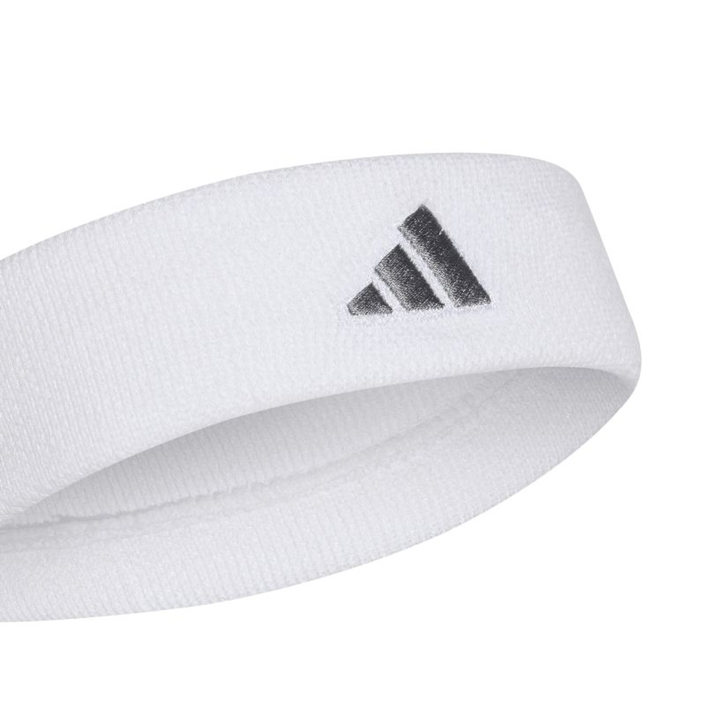 Повязка на голову Adidas Tennis Headband - white/iron metallic