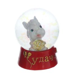 GAEM Фигурка декор в стекл шаре "Лошадка", L4,5 W4,5 H5,5 см, 4в.