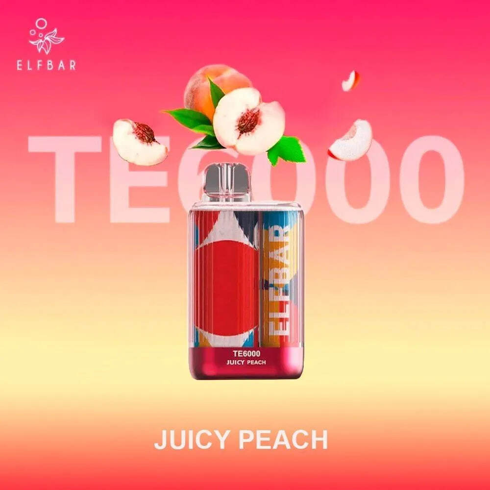 Elf Bar TE6000 - Juicy Peach (5% nic)
