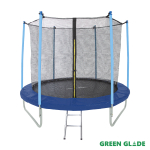 Батут уличный Green Glade с сеткой и лестницей 10-футовый