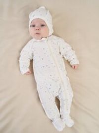 Слип с закрытой ножкой "Голубые звезды" 0+