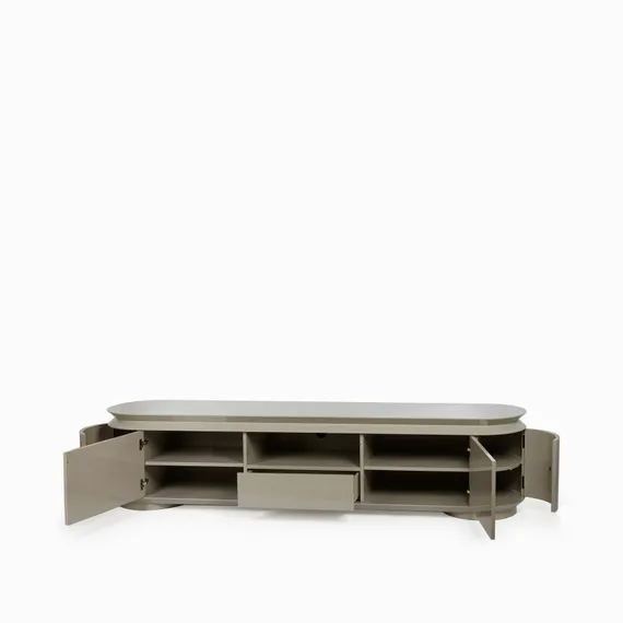 ТВ-Тумба Emma 240 см, серый глянец