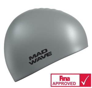 Силиконовая шапочка Mad Wave Intensive Silicone Solid для плавания