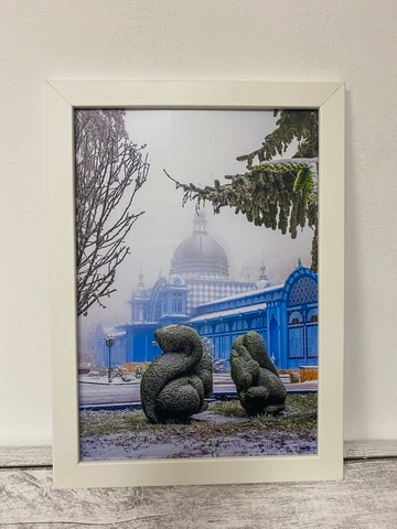 Фотография для интерьера "Зимний Железноводск, Пушкинская галерея"