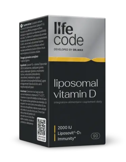 LifeCode, разработанный доктором Максом - липосомальный витамин D 2000 МЕ, 90 капсул