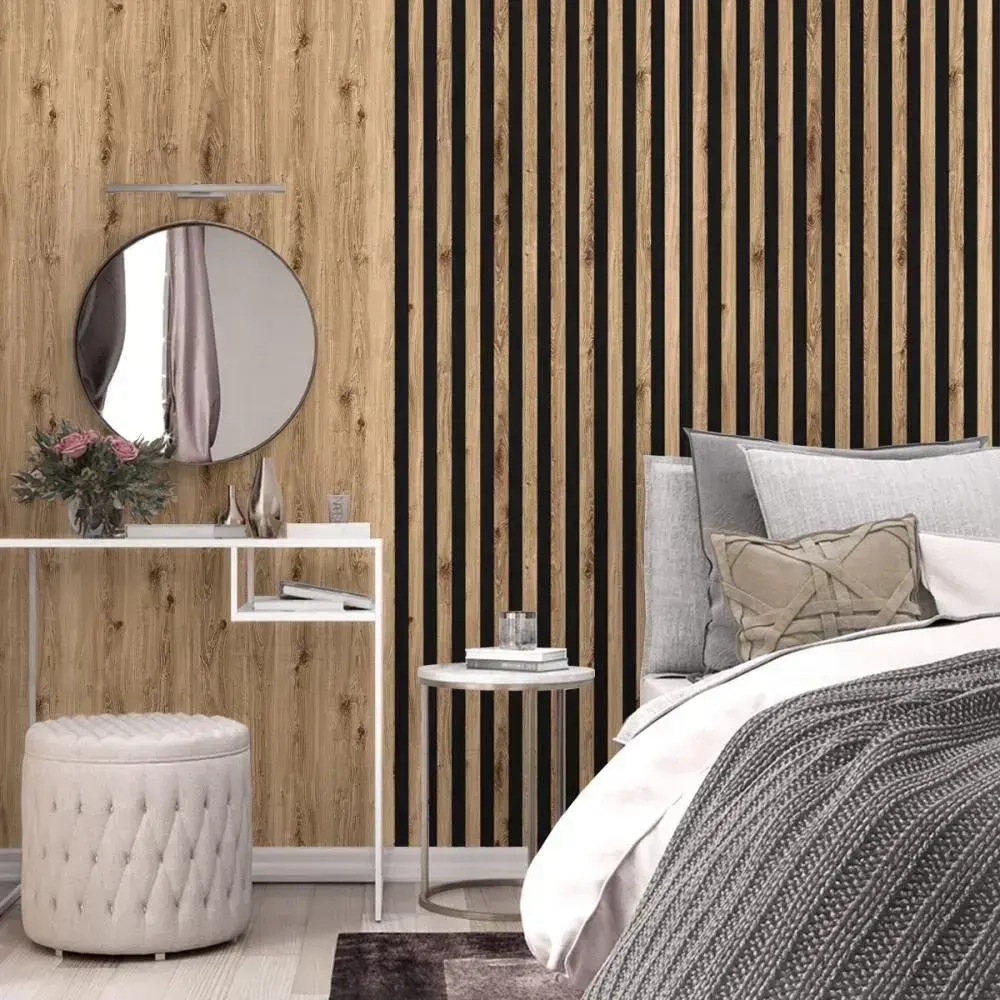 Обои Бумажные Дерево, Доска имитация, Плотные, Дуплекс, в спальню, в детскую, в коридор 0.53х10м