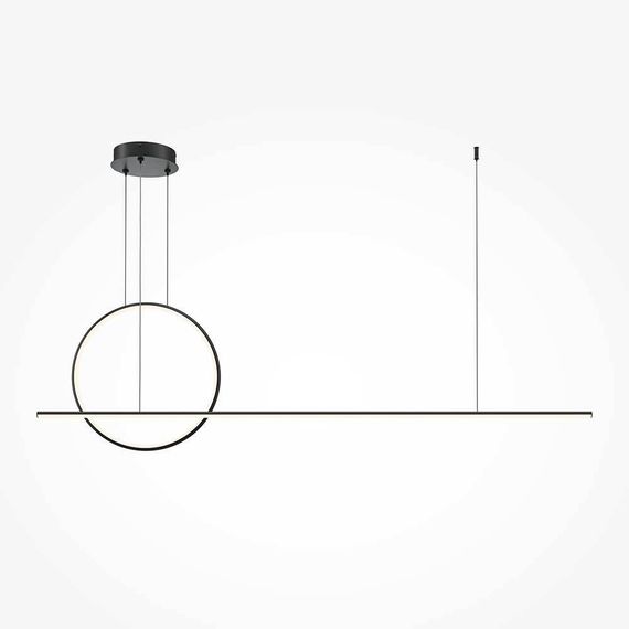 Подвесной светодиодный светильник Maytoni Halo MOD247PL-L49BK