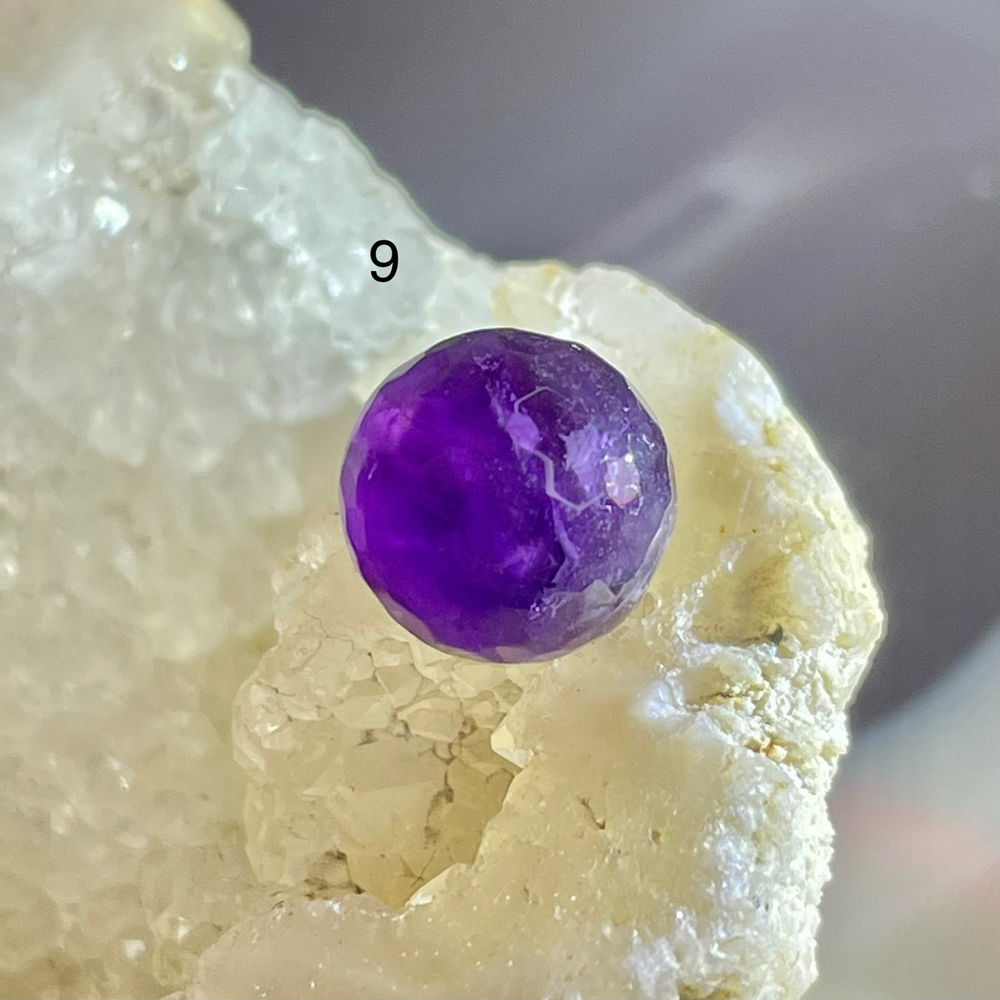 54626  Аметист АА Бусина 10мм огр