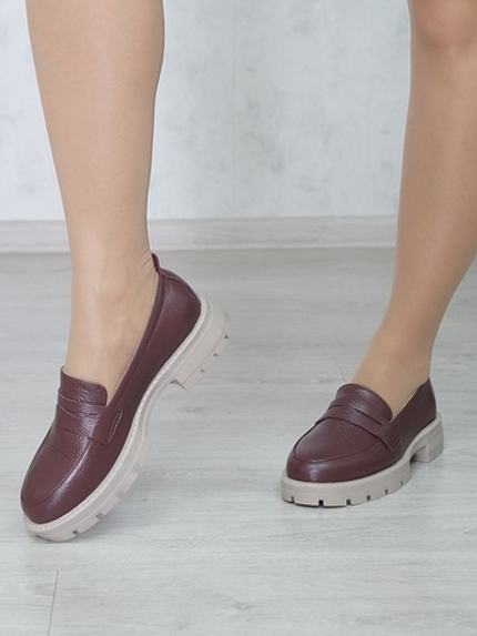 Лоферы женские демисезонные натуральная кожа