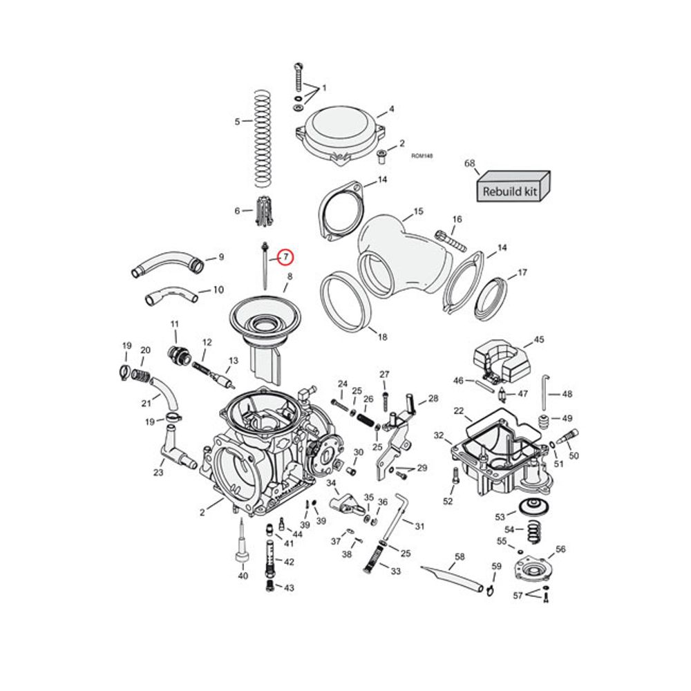 MCS Игла карбюратора CV40 540063