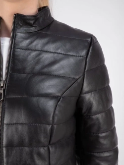 Куртка женская из натуральной кожи короткая Турция