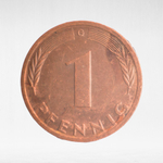Germany, 1 Pfennig, 1982, (Karlsruhe Mint - "G"), VF