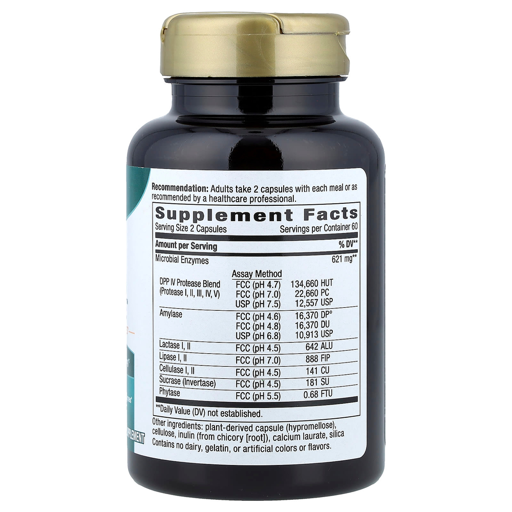 Nature's Way, Gluten Defense с DPP IV, 120 веганских капсул