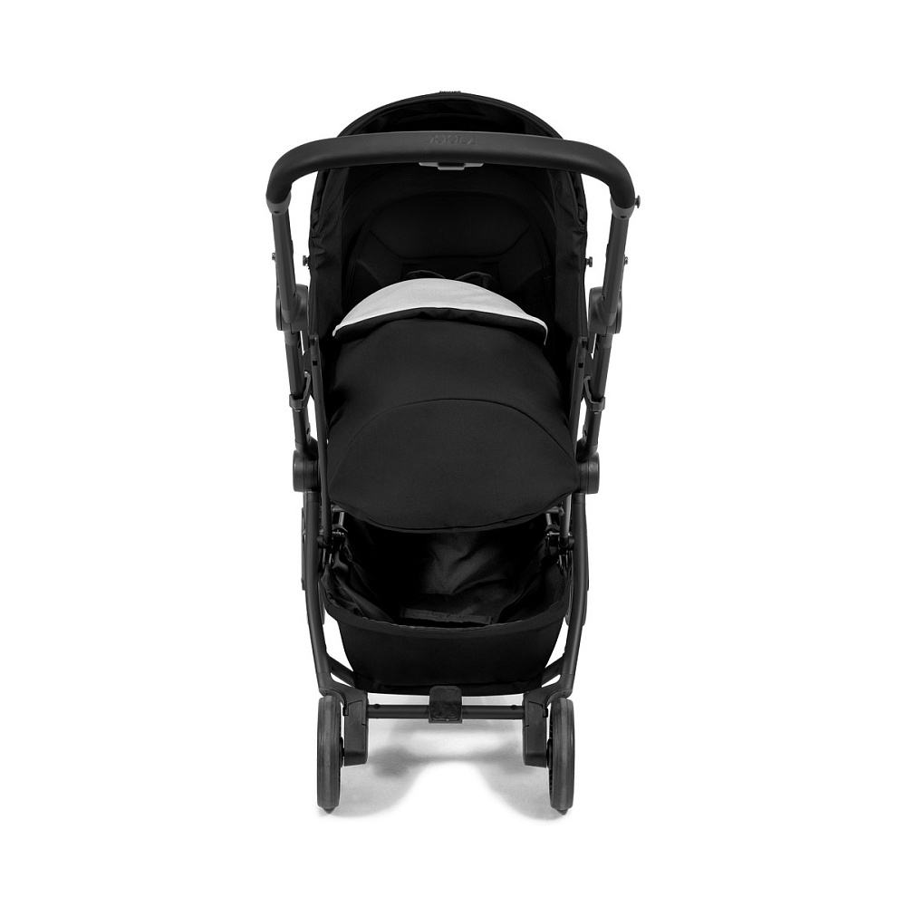 Детская прогулочная коляска Joolz Aer 2 с бампером и реверсивным блоком Space Black