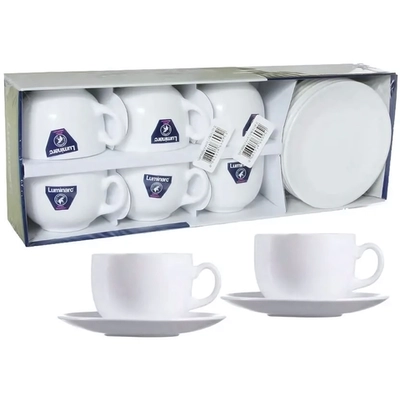 Чайный набор 12 предметов «Эссенс» (6кружек 220мл+6блюдец) P6433