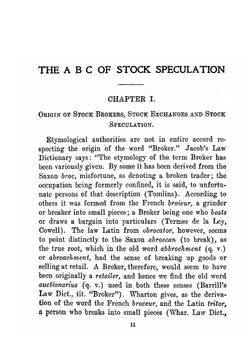 The ABC of stock speculation | S. A. Nelson