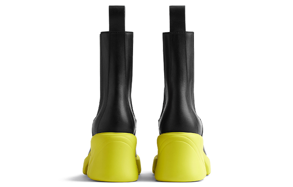 Bottega Veneta Flash Calfskin Chelsea Boots 8cm Women"s Kiwi Peach