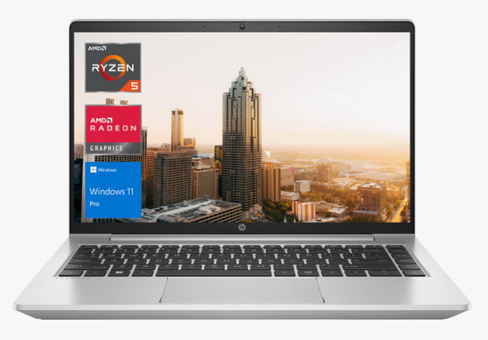 14" Ноутбук HP ProBook 445 G9 (1920x1080, AMD Ryzen 5 5625U, RAM 8ГБ, SSD 512ГБ, AMD Radeon Graphics, Win 10Pro)