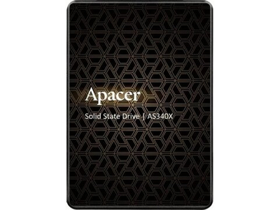 SSD накопитель Apacer AS340X 480ГБ, 2.5" SATA, SATA III, [AP480GAS340XC-1]