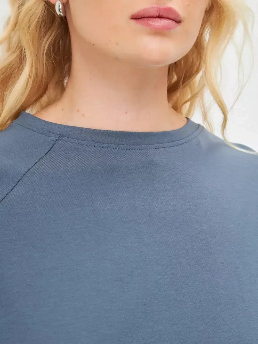 Туника оверсайз ассиметричная серый