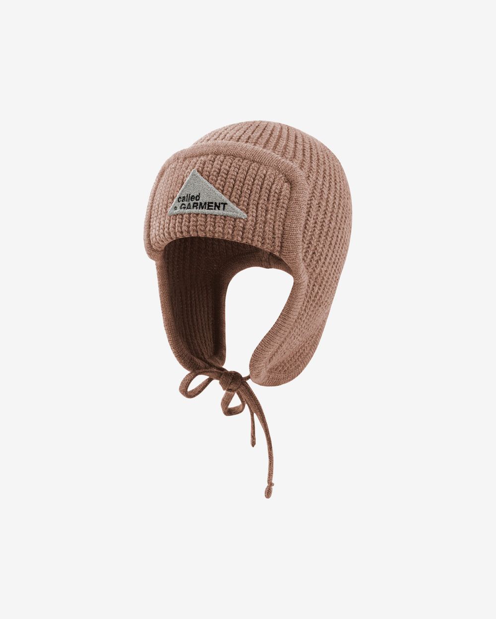 Шапка Called a Garment Mountain Earflap Beanie светло-коричневая