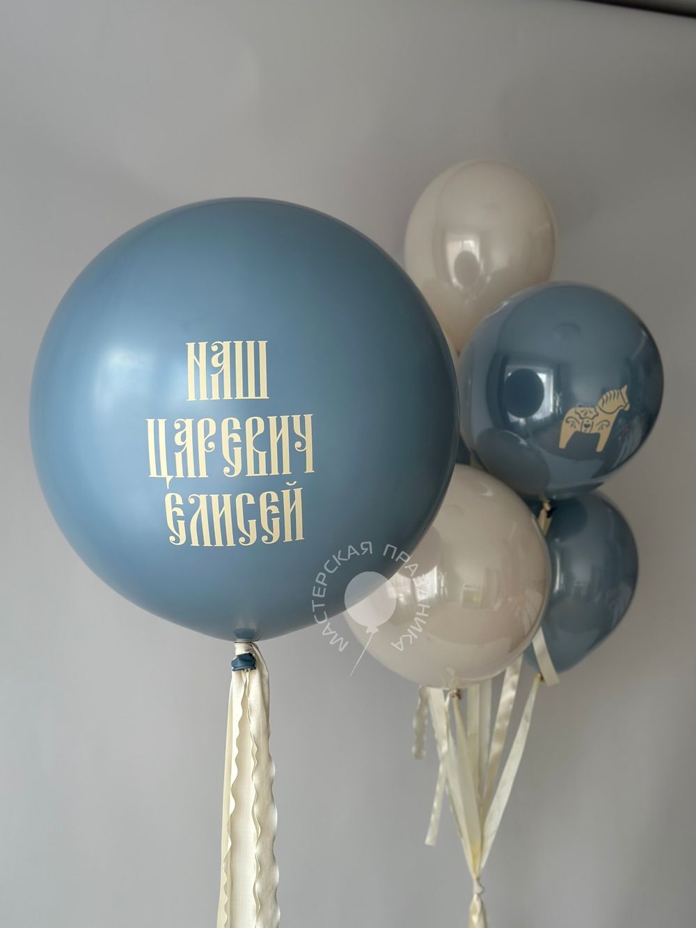 Воздушные шары на выписку для мальчика №8782 