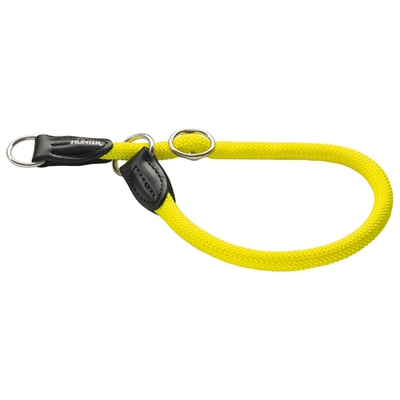 Ошейник-удавка для собак Hunter Freestyle Neon 60/10 нейлоновая желтый неон