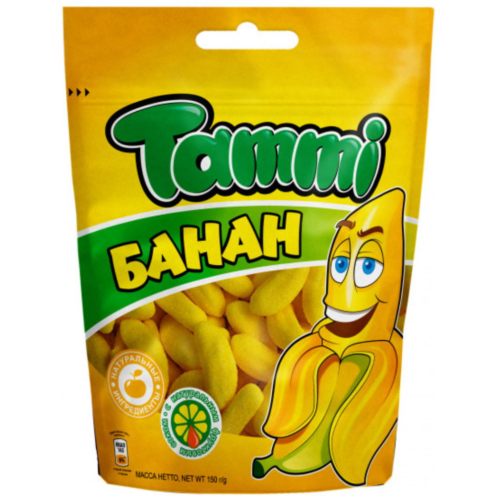 Мармелад жевательный Tammi Банан 150 гр