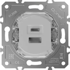 Donel D16  Механизм USB - зарядное устройство 20Вт тип A+С 3100мА быстрая зарядка