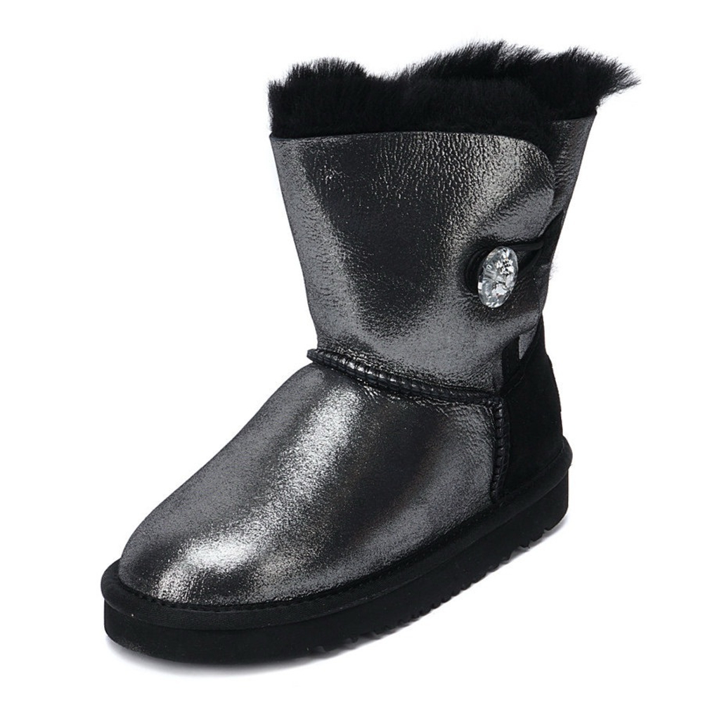 Ugg Kids Bailey Button Do Black