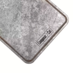 Доска разделочная с желобом 24x18см ComposeEat мрамор серый