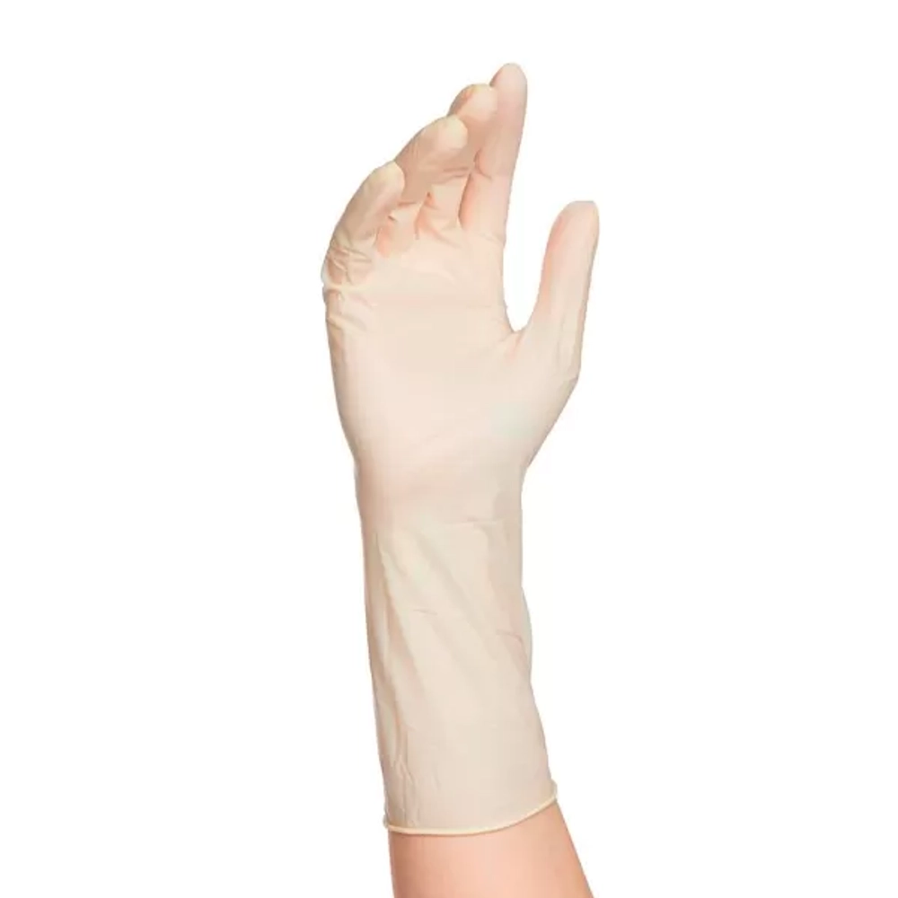 Перчатки латексные хирургические стерильные неопудренные анатомические Benovy размер 6 прозрачные 50 пар