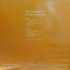 Jerry Lee Lewis / Greatest Hits (LP)