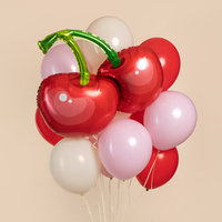 Букет шаров "Спелая летняя вишня"