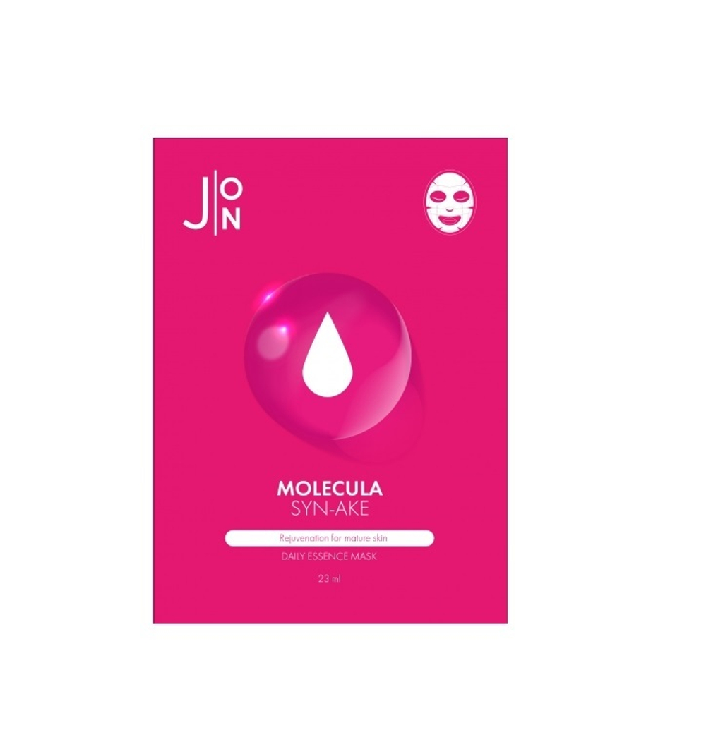 [J:ON] Molecula Syn-Ake Daily Essence Mask - Тканевая маска для лица с пептидами, 23 мл