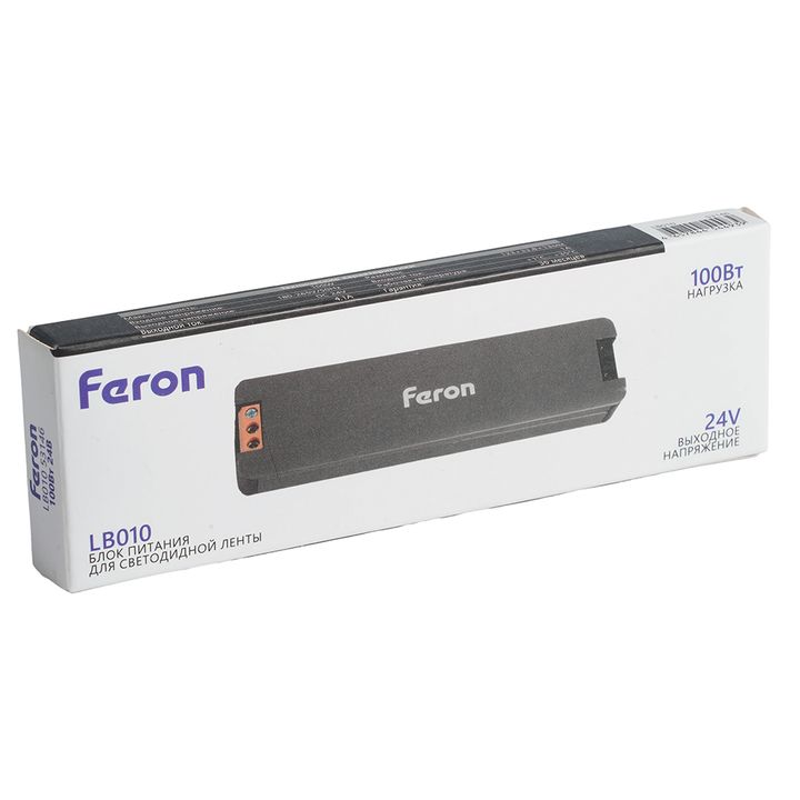 Трансформатор электронный для светодиодной ленты 300W 12V IP67 (драйвер), LB007 Feron 53146