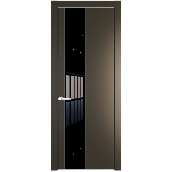 Profil Doors 19PA перламутр бронза профиль серебро стекло чёрный лак