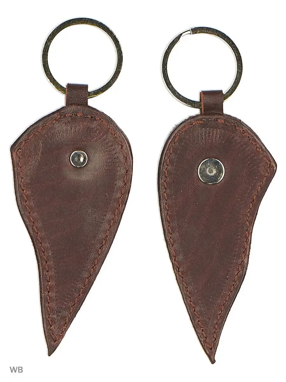 Брелок натуральная кожа