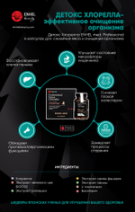 Детокс Хлорелла ENHEL med. Professional в капсулах для похудения и очищения организма